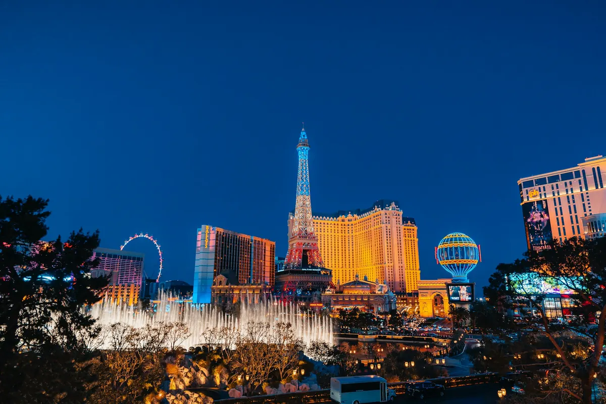 Las Vegas Strip at blue hour